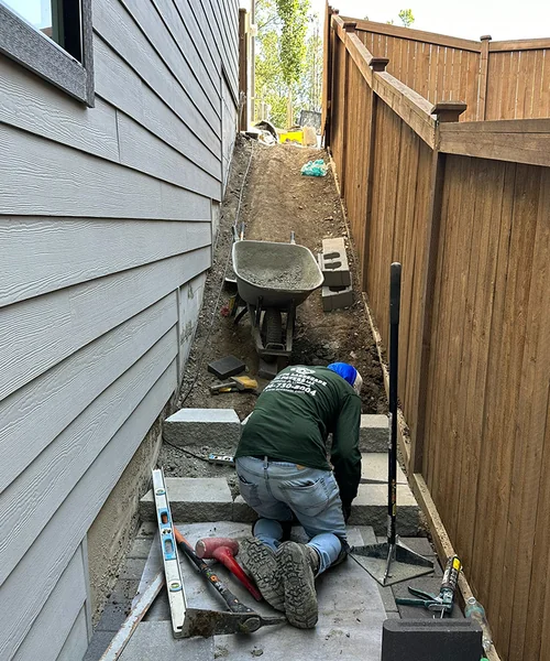Step installation and Patios & Paver in Kirkland 